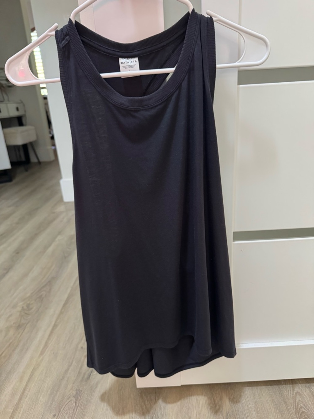 Athleta Black Racerback Tank – Lightweight & Breathable